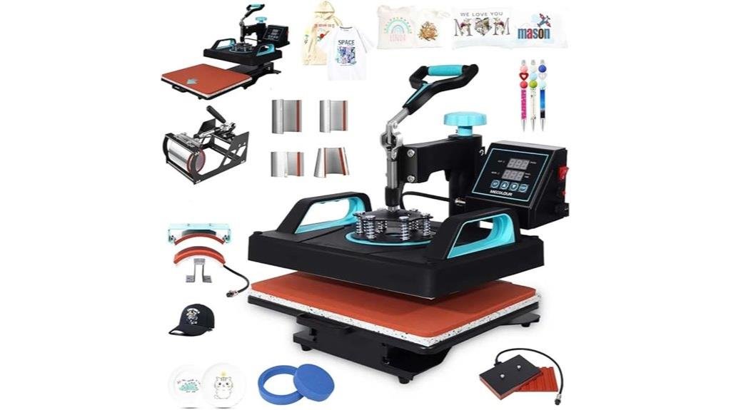 Máquina de transferência térmica 10 em 1