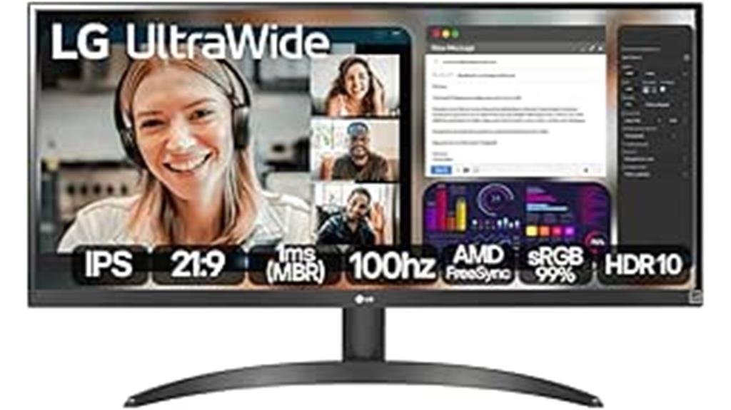 Monitor ultrawide IPS de 29 polegadas