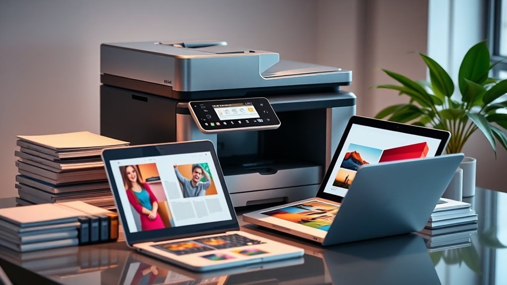 Fatores-chave para impressoras multifuncionais