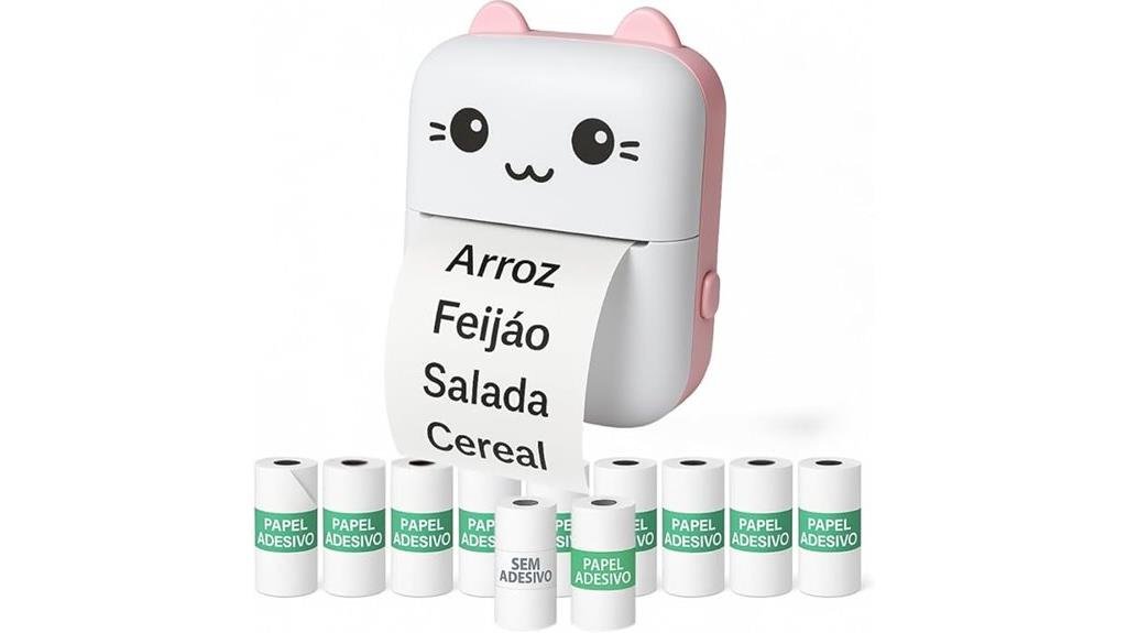 impressora térmica portátil Bluetooth